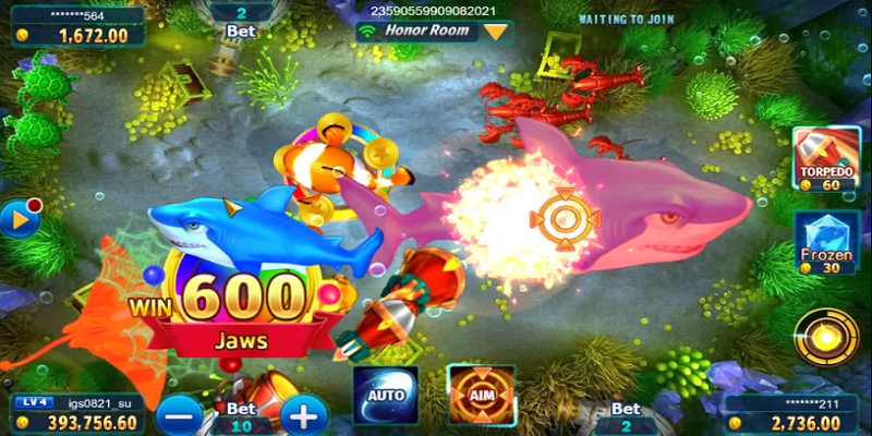 Sử dụng vũ khí phù hợp giúp tiêu diệt cá hiệu quả