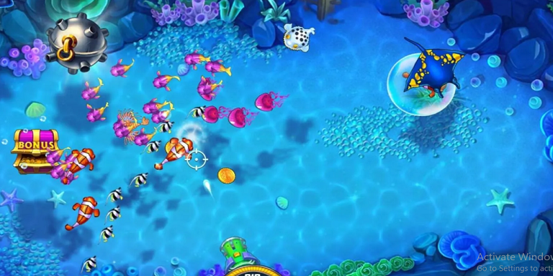 Mega Fishing có nhiều boss đặc biệt mang về tiền thưởng lớn