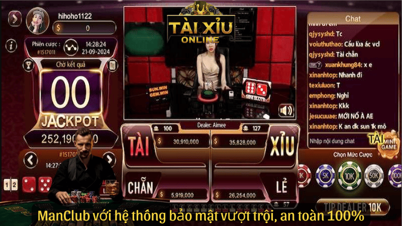 ManClub với hệ thống bảo mật vượt trội, an toàn 100%