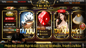 Phân Biệt GO88 Thật Và Giả: Bảo Vệ Tài Khoản, Tránh Lừa Đảo Ngay Từ Đầu