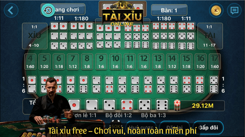 Tài xỉu free – Chơi vui, hoàn toàn miễn phí