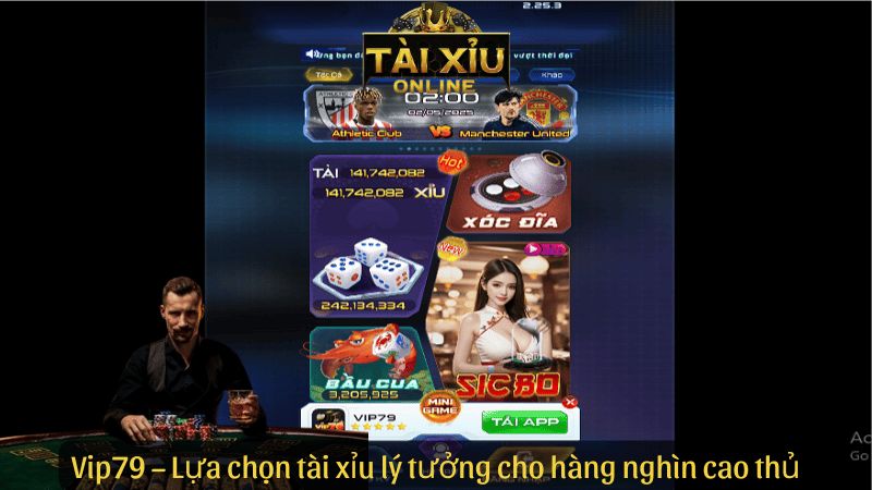 Vip79 – Lựa chọn tài xỉu lý tưởng cho hàng nghìn cao thủ