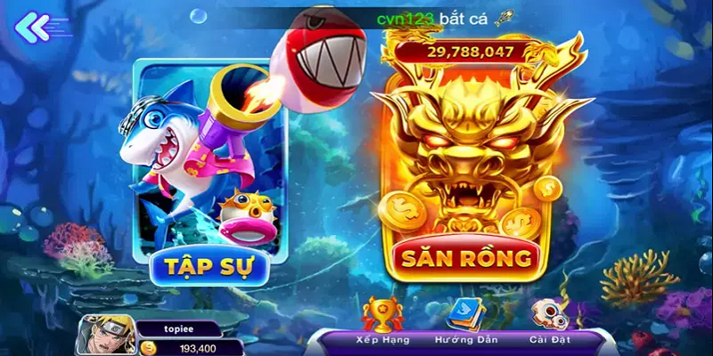 Vua Săn Cá cung cấp sảnh chơi đa dạng, phù hợp với từng trình độ